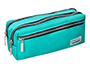 BOLSO ESCOLAR LIDERPAPEL PORTATODO RECTANGULAR 3 BOLSILLOS CELESTE 210X80X85 MM