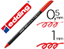 ROTULADOR EDDING PUNTA FIBRA 1200 ROJO N.2 PUNTA REDONDA 0.5 MM