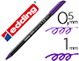 ROTULADOR EDDING PUNTA FIBRA 1200 VIOLETA N.8 PUNTA FIBRA 0.5 MM
