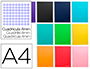 CUADERNO ESPIRAL LIDERPAPEL A4 MICRO JOLLY TAPA FORRADA 140H 75 GR CUADRO 4MM 5 BANDAS4 TALADROS COLORES SURTIDOS