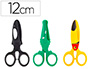 TIJERA ESCOLAR LIDERPAPEL 12CM ESPECIAL PARA INFANTIL CORTA PAPEL Y CARTON UNIDAD