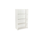 ARMARIO ROCADA CON CUATRO ESTANTES SERIE STORE 156X90X45 CM ACABADO AW04 BLANCO/BLANCO