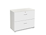 ARMARIO ROCADA CON DOS CAJONES SERIE STORE 78X90X45 CM ACABADO AN04 GRIS/BLANCO