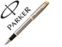 PLUMA PARKER IM METAL CEPILLADO GT
