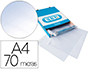 FUNDA MULTITALADRO ELBA STANDARD DIN A4 70 MICRAS CRISTAL CAJA DE 100 UNIDADES
