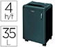 DESTRUCTORA DE DOCUMENTOS FELLOWES 1050HS CAPACIDAD DE CORTE 4 HOJAS SEGURIDAD P7 PAPELERA 35 L