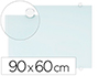 PIZARRA BLANCA Q-CONNECT CRISTAL MAGNETICA MARCO ALUMINIO 90X60 CM