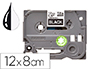 CINTA Q-CONNECT TZE-335 NEGRO-BLANCO 12MM LONGITUD 8MT