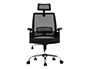 SILLA DE DIRECCION Q-CONNECT ERGONOMICA BASE METAL RESPALDO ALTO CON REPOSACABEZA AJUSTABLE