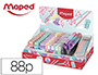 EXPOSITOR MAPED COLECCION PASTEL 88 PIEZAS SURTIDAS
