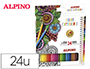 LAPICES DE COLORES ALPINO EXPERIENCE MINA PREMIUM 3,3 MM CAJA CARTN DE 24 UNIDADES COLORES