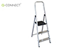 ESCALERA Q-CONNECT DE ALUMINIO 3 PELDAOS 590X400X1260 MM PESO MAXIMO 150 KG EN-131