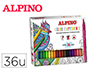 ROTULADOR ALPINO DUAL ARTIST DOBLE PUNTA COLOR EXPERIENCE ESTUCHE DE 36 COLORES SURTIDOS