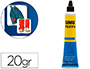 PEGAMENTO UHU ESPECIAL TEXTIL TUBO 20 GR EN BLISTER