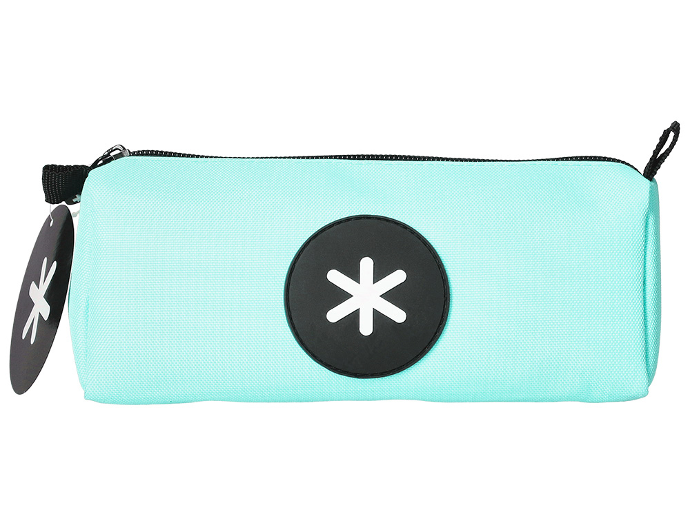 BOLSO ESCOLAR PORTATODO ANTARTIK TRIANGULAR VERDE MENTA 210X70X80 MM