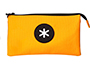 BOLSO ESCOLAR PORTATODO ANTARTIK TRIPLE CREMALLERA COLOR MOSTAZA 220X30X120 MM