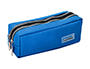 BOLSO ESCOLAR LIDERPAPEL PORTATODO RECTANGULAR 2 BOLSILLOS AZUL 185X55X70 MM
