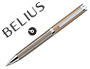 BOLIGRAFO BELIUS MUNICH DORADO CUERPO ACERO INOXIDABLE CON TEXTURA TINTA NEGRA EN ESTUCHE