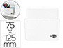CUBILETE PORTALAPICES LIDERPAPEL BLANCO OPACO PLASTICO MAGNETICO 125X75X40 MM