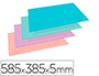 VADE DE SOBREMESA EXACOMPTA AQUAREL CARTON FORRADO COLORES PASTEL SURTIDOS 585X385X5 MM