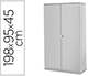 ARMARIO METALICO IORDER MM2000 CON 2 PUERTAS BATIENTES Y 4 ESTANTES 198X95X45 MM
