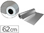 PAPEL DE REGALO BASIKA METALIZADO PLATA BOBINA ANCHO 62 CM LONGITUD 80 M