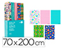 PAPEL DE REGALO LIDERPAPEL INFANTIL ROLLO ANCHO 70 CM LONGITUD 2 M MODELOS SURTIDOS GRAMAJE 60 GR