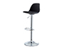 TABURETE PAPERFLOW BOBBA PIE ALUMINIO ASIENTO NEGRO LOTE DE 2 UNIDADES