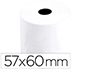 ROLLO SUMADORA TERMICO GREENING 57 MM ANCHO X 60 MM DIAMETRO SIN BISFENOL A PAPEL DE 70 G/M2