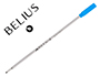 RECAMBIO BOLIGRAFO BELIUS CON ROSCA AZUL CAJA 3 UNIDADES
