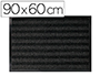 ALFOMBRA PARA SUELO Q-CONNECT PREMIUM PARA INTERIORES ANTIDESLIZANTE FIBRA POLIPROPILENO Y FIELTRO GRIS 90X60 CM