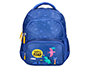 MOCHILA ESCOLAR LIDERPAPEL MULTIBOLSILLO INFANTIL AZUL DINO 350X110X270 MM