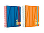 AGENDA ESPIRAL ANTARTIK BOLD A6 2025 SEMANA VISTA COLORES SURTIDOS AZUL Y MELOCOTON PAPEL DE 80 GR