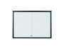 VITRINA DE ANUNCIOS BI-OFFICE 27 A4 MAGNETICA PARA INTERIOR SLIM ANTRACITA 1999X39X946 MM