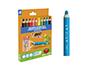 LAPICES DE COLORES BIC MULTISUPERFICIES TRIANGULARES MINA BORRABLE CAJA DE 10 UNIDADES COLORES SURTIDOS +