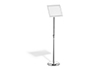 ATRIL DE SUELO DURABLE MARCO ALUMINIO DIN A4 VERTICAL / HORIZONTAL ALTURA AJUSTABLE 77 A 120,5 CM