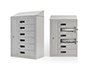 ARMARIO METALICO IORDER PARA 32 MOVILES CON CERRADURA COMBINACION NUMERICA COLOR GRIS METALIZADO 280X285X500