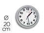 RELOJ MAUL STEP DE PARED REDONDO 20 CM DIAMETRO ELECTRICO COLOR PLATA