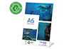 EXPOSITOR SOBREMESA ARCHIVO 2000 PET FLEXIBLE 100%RECICLABLE DIN A6 VERTICAL FORMA L TRANSPARENTE (PACK/10)