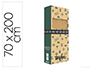 PAPEL DE REGALO BASIKA KRAFT LISO ROLLO ANCHO 70 CM LONGITUD 2 MT GRAMAJE 50 GR