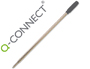 RECAMBIO BOLIGRAFO Q-CONNECT TIPO CROSS NEGRO