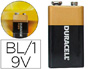 PILA DURACELL ALCALINA PLUS 9V BLISTER CON 1 UNIDAD