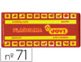 PLASTILINA JOVI 71 MARRON -UNIDAD -TAMAO MEDIANO