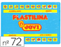 PLASTILINA JOVI 72 AZUL CLARO -UNIDAD -TAMAO GRANDE