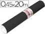 ROLLO ADHESIVO AIRONFIX UNICOLOR NEGRO MATE 67004 ROLLO DE 20 MT