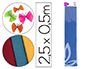 PAPEL CRESPON LIDERPAPEL 50 CM X 2.5M 34G/M2 AZUL MARINO