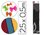 PAPEL CRESPON LIDERPAPEL 50 CM X 2.5M 34G/M2 NEGRO