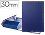 CARPETA PROYECTOS LIDERPAPEL FOLIO LOMO 30MM CARTON FORRADOAZUL