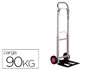CARRETILLA PORTAPAQUETES Q-CONNECT CON RUEDAS PLEGABLESEN ALUMINIO CARGA 90 KG 1110X390X410 MM