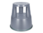 TABURETE Q-CONNECT RUEDAS RETRACTILES TRES RUEDAS DOS NIVELES COLOR GRIS
